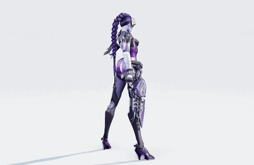 Widowmaker Overwatch Spin GIF
