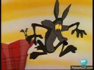 Wiley Coyote Fall GIF