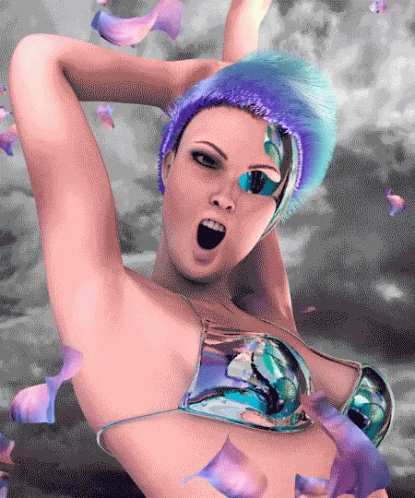 Windy Bikini GIF