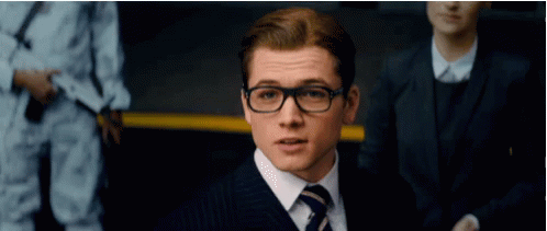 Wink Kingsman GIF