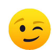 Winking Face Joypixels Sticker