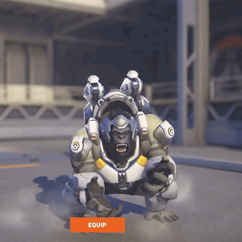 Winston Winston Overwatch GIF. This 498 x 498 animated GIF is part of our tracer and widowmaker collection. Related themes include blanka, jumping, monkey…