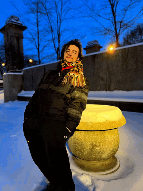 Winter Smile GIF