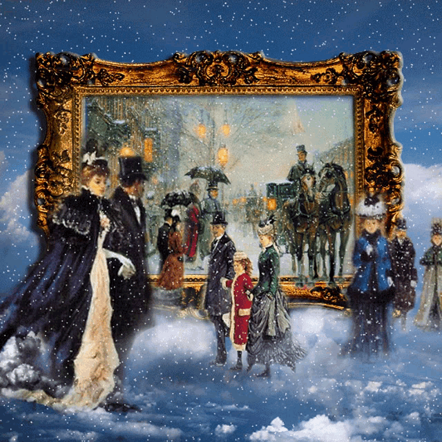 Winter Wonderland Snow GIF