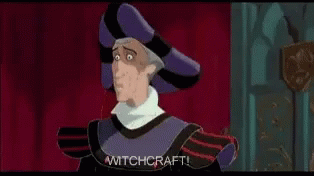 Witchcraft The Hunchback Of Notre Dame GIF. This 314 x 176 animated GIF is part of our frollo witchcraft collection. Related themes include huh, shocked…