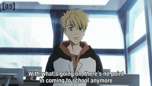 With What'S Going On There'S No Point In Coming To School Anymore Leland GIF. This 498 x 281 animated GIF is part of our i award you no points collection…