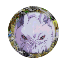 Wolf Angry Sticker
