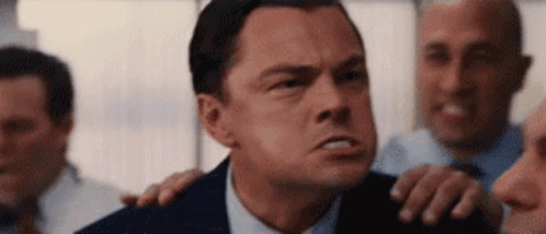Wolf Of Wall Street Im Not Leaving GIF. This 498 x 214 animated GIF is part of our leonardo dicaprio wolf of wall street collection. Related themes include…
