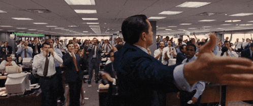 Wolf Of Wall Street Leonardo Dicaprio GIF. This 498 x 209 animated GIF is part of our leonardo dicaprio wolf of wall street collection. Related themes…