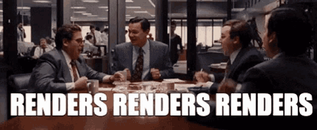 Wolf Of Wall Street Renders GIF