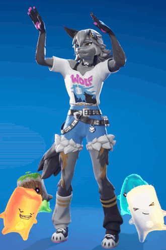 Wolfie Fortnite Dance GIF