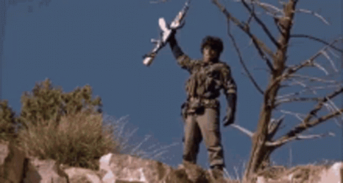 Wolverines Soldiers GIF. This 498 x 266 animated GIF is part of our red dawn wolverines collection. Created by Brettsurfer. View the original animation…