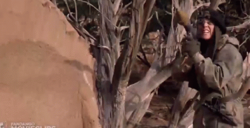 Wolverines War GIF. This 498 x 255 animated GIF is part of our red dawn wolverines collection. Created by cherryblast. View the original animation, share…