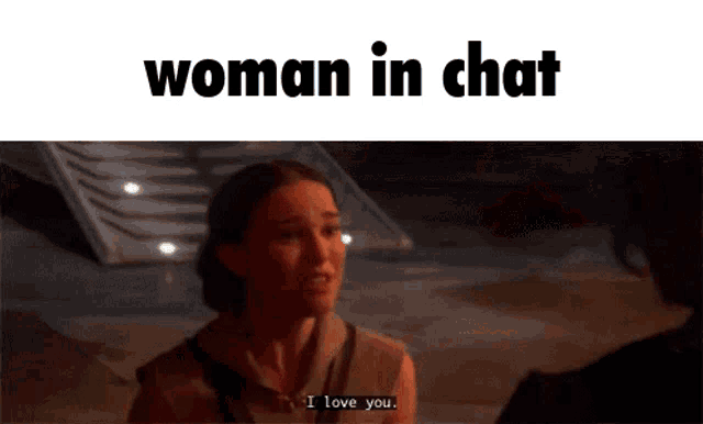 Woman In Chat Star Wars GIF