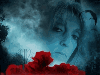 Woman Staring GIF