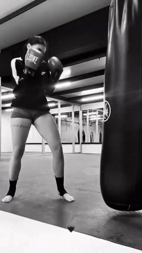 Women Kickboxing GIF