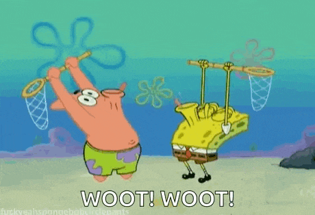 Woo Spongebob GIF