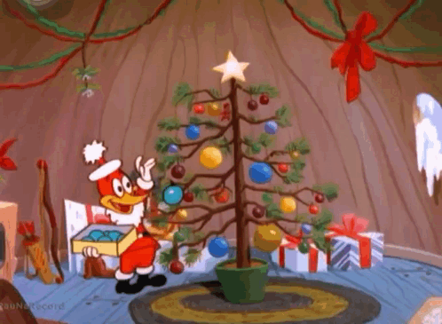 Woody Woodpecker Christmas Natal GIF