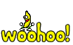 Woohoo Banana Sticker