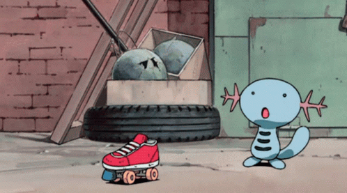 Wooper Roller Skates GIF. This 498 x 277 animated GIF is part of our roller skating collection. Related themes include pokemon. Created by captainbeetle…