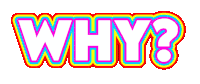 Word Why Sticker