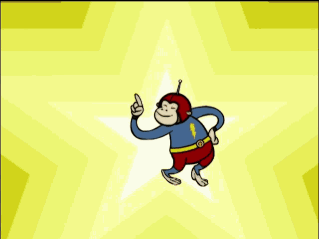 Wordgirl Captain Huggy Face Dance GIF