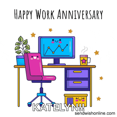 Work Anniversary Office GIF