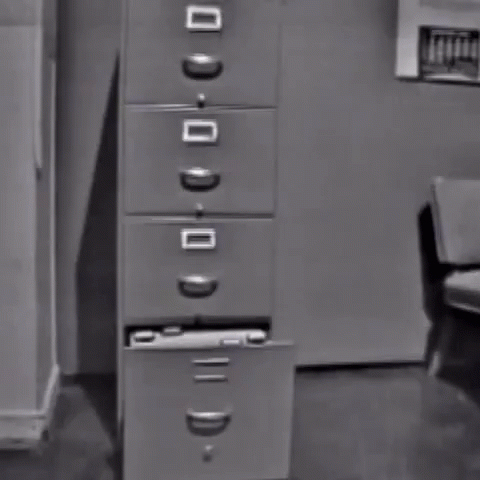 Work Files Filing Cabinet GIF