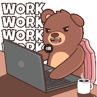 Work Office Sticker