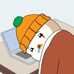 Work Sleep GIF