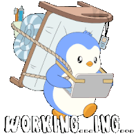 Working On It In Progress Sticker