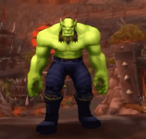 World Of Warcraft Dance Warcraft Orc Male Dance GIF