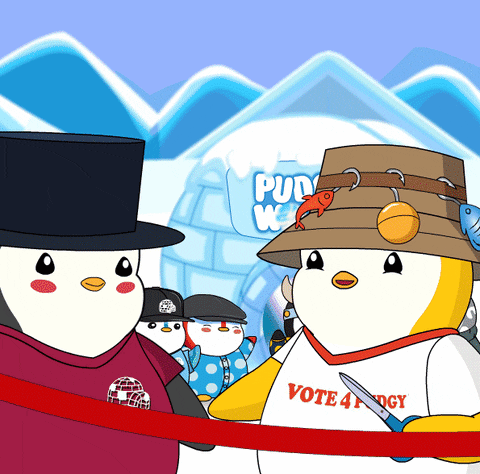World Penguin GIF. This 480 x 474 animated GIF is part of our cutting ribbon collection. Related themes include penguin, pudgy, pudgypenguins. Created by…