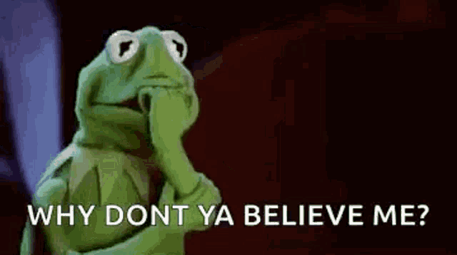 Worried Kermit GIF