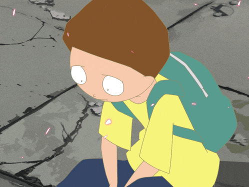 Worried Morty Smith GIF