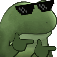 Worry Froge Cool Sticker