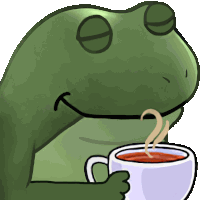 Worry Froge Frog Meme Sticker