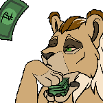 Wow Lion Sticker