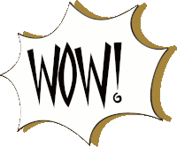 Wow Surprise Sticker