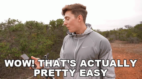 Wow Thats Actually Pretty Easy Brandon William GIF