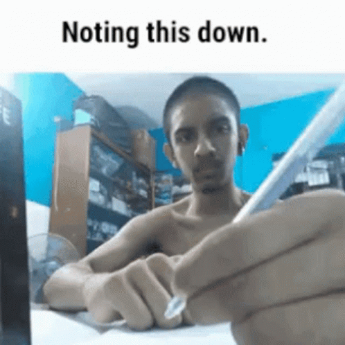 Write This Down Taking Notes GIF