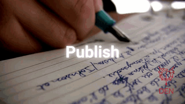 Write Writing GIF