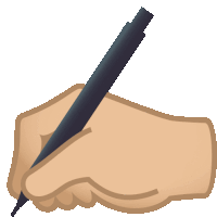 Writing Joypixels Sticker