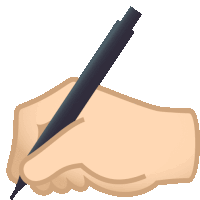 Writing Joypixels Sticker