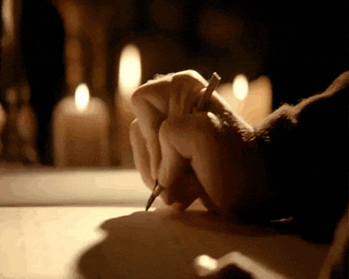 Writing Leters GIF