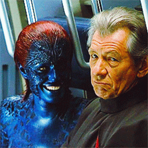 Xmen Laughing GIF