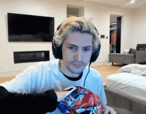 Xqc Eat Chips GIF