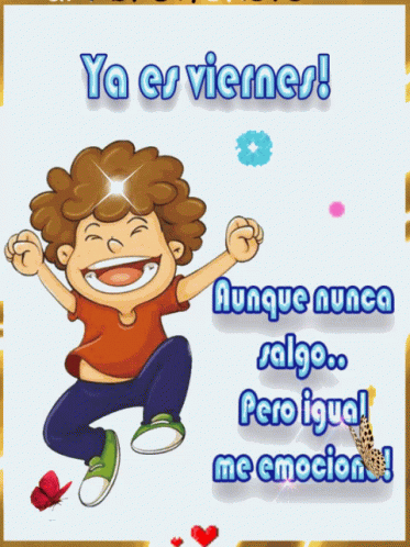 Ya Es Viernes Boy GIF