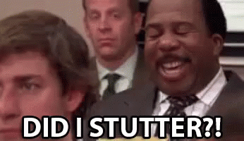 Ya Heard Me GIF. This 346 x 200 animated GIF is part of our i said what i said collection. Related themes include the office. View the original animation…