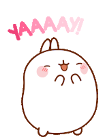 Yaaaay Molang Sticker